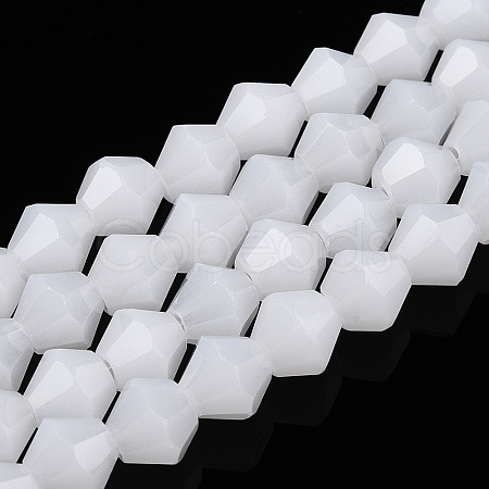 Imitation Jade Glass Beads Strands EGLA-A039-J6mm-D06-1