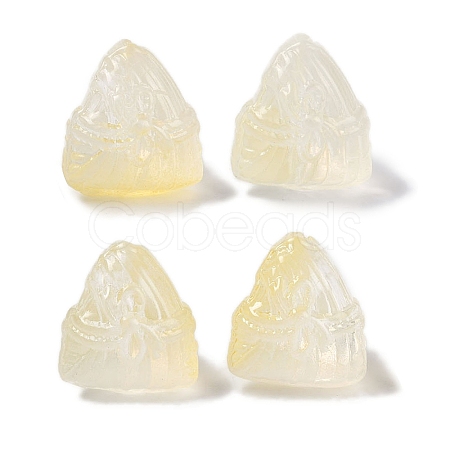 Baking Paint Glass Beads GLAA-S202-15E-1