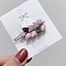 Rhinestone Hair Bobbin Pins, Hair Accessories for Woman Girls, Pink, 100x80x20mm