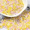 Baking Paint Glass Seed Beads, Donut, Yellow, 8/0, 2.5~3x1~1.5mm, Hole: 1~1.2mm, about 40909pcs/1pound