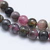 Natural Multicolor Tourmaline Beads Strands G-J373-08-5mm-2