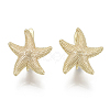 Brass Hoop Earring Findings with Latch Back Closure KK-S348-508-NF-2