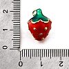 Brass Enamel Pendants KK-Z104-06G-02-3