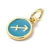 Real 18K Gold Plated Brass Enamel Charms KK-L216-001G-C05-2
