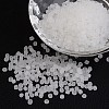 8/0 Frosted Round Glass Seed Beads X-SEED-A008-3mm-M1-1