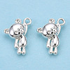 Rack Plating Alloy Charms PALLOY-WH0103-01S-2