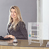 Rectangle Acrylic Jewelry Display Stands EDIS-WH0021-38-6