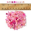Transparent Glass Beads  with Seed Beads GLAA-FS0001-82-5