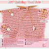 Brass Ring Knitting Row Counter Chains HJEW-NB00116-4