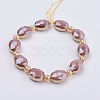 Opaque Glass Beads Strands EGLA-K013-PL-07A-2