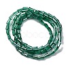 Transparent Electroplate Glass Beads Strands EGLA-H107-02A-PL03-4