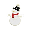 Christmas Theme Spray Painted Alloy Enamel Pendants ENAM-Z020-01J-1