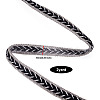 Hotfix with Two Rows Rhinestone DIY-BT0001-27-3