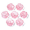 Transparent Spray Painted Imitation Jade Glass Beads GLAA-Q089-003-E004-2