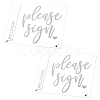 2Pcs Custom Word Acrylic Display Holder AJEW-FH0001-77-1