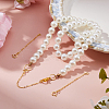 3Pcs 925 Sterling Silver Cable Chain Extender STER-DC0002-02G-5