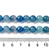 Dyed & Heated Natural Dragon Veins Agate Beads Strands G-P539-A01-03-5
