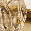 Lotus Pod 304 Stainless Steel Pendant Necklaces for Women TL8108-1-4