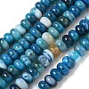 Natural Banded Agate Beads Strands G-F790-I01-01I-2