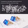 Plastic Clip-on Earring Settings KY-PH0007-09-3