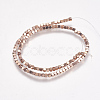 Electroplate Non-magnetic Synthetic Hematite Beads Strands G-K239-14-2