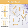 20Pcs 2 Colors 201 Stainless Steel Pendants STAS-DC0014-09-5