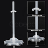 Transparent Plastic Adjustable Doll Standing Bracket AJEW-WH0312-72-4