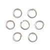 Tarnish Resistant 304 Stainless Steel Open Jump Rings STAS-N015-03-6x.0.8mm-2