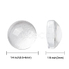Transparent Glass Cabochons GGLA-R026-6mm-2