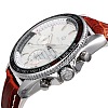 Stainless Steel Leather Wrist Watch WACH-A002-07-4