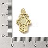 Brass Micro Pave Cubic Zirconia Pendants KK-Q808-02G-3