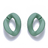 Opaque Spray Painted Acrylic Linking Rings OACR-S036-001A-I-1-2