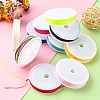 10 Rolls 10 Colors Nylon Braided Cord NWIR-YW0001-03M-4