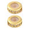 Rack Plating Brass Clear Cubic Zirconia Beads KK-M292-02G-03-1