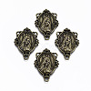 Tibetan Style Alloy Chandelier Component Links TIBE-N011-002AB-NR-1
