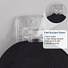 2Pcs PVC Baseball Cap Wall Mounted  Storage Rack AJEW-ME0002-47A-4