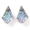 Embossed Glass Rhinestone Pendants GLAA-J101-01B-001VL-2