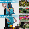 Outdoor Gardening Oxford Fabric Apron and Nylon Safety Work Gloves Sets AJEW-GF0010-19B-6