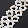 Freshwater Shell Beads Frames Strands LS-SHEL-T009-14A-2