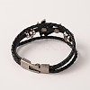 Retro Multi-strand Bracelets X-BJEW-J108-14B-2