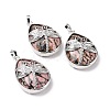 Natural Rhodonite Pendants G-G900-01P-23-1