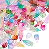 120Pcs 2 Styles Autumn Theme Two-Tone Transparent Glass Charms EGLA-TA0013-49-3