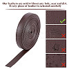 Flat PU Imitation Leather Cord LC-WH0006-05C-01-7