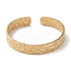 304 Stainless Steel Open Cuff Bangle for Women BJEW-Q770-01G-2