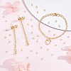 300Pcs Brass Open Jump Rings KK-BBC0027-71-4
