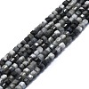 Natural Hawk's Eye Beads Strands G-P457-B01-44-1