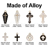 40Pcs 8 Styles Alloy Enamel Pendants ENAM-CJ0005-20-2