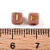Plating Acrylic Beads OACR-N140-01B-T-3