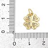 Rack Plating Brass Micro Pave Cubic Zirconia Pendants LS-KK-H509-23G-03-3