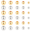 300Pcs 2 Colors 5 Sizes Rack Plating Brass Beads KK-PH0006-43-1